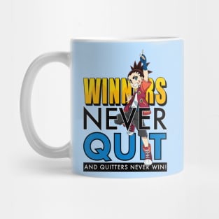 Winners never quit Mug